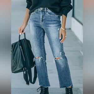 Vici Martha High Rise Distressed Jeans